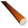 BARRA MADERA LISA 1,2 METROS X 20 MM. NOGAL