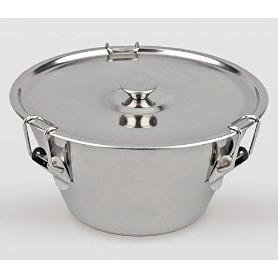 FLANERO INOXIDABLE CON TAPA 16 CM 3320