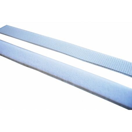 VELCRO HEMBRA ADHESIVO BLANCO 20MM