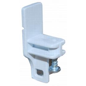 TOPE FINAL PARA RIEL ALUMINIO BLANCO (CAJA 50 UNIDADES)