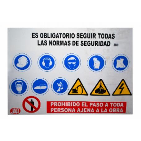 CARTEL OBRA COMBINADO 100X70CM