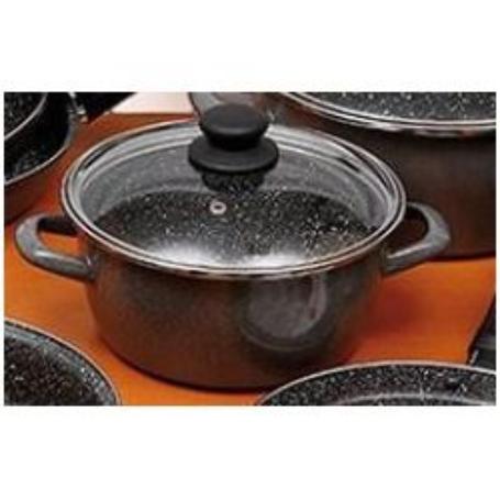 CACEROLA GRANSASSO TAPA VIDRIO 20 CM