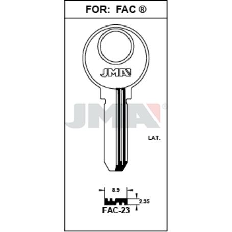 LLAVIN FAC-23 LATON SEGURIDAD