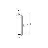 PATAS CANAPE SIN RUEDAS 50MM NEGRAS