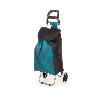 CARRO COMPRA 2 RUEDAS ROMBOS VERDE 8X88X35 CM
