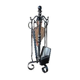 ATIZADORES CHIMENEA 5 PIEZAS FORJA