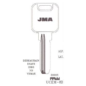 LLAVIN UCEM-8D LATON SEGURIDAD