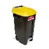 CUBO CON PEDAL ECO 120 L AMARILLO