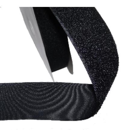 VELCRO HEMBRA ADHESIVO NEGRO 20MM
