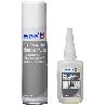 PEGAMENTO CIANOACRILATO (50 GR.) CON ACELERANTE (200ML) ESPECIAL MATERIALES POROSOS, MULTIUSOS, PLASTICOS, MADERAS,