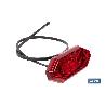 LUZ TRASERA LED CON REFLECTOR 12V/24V ROJA