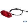 LUZ TRASERA LED CON REFLECTOR 12V/24V ROJA