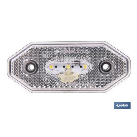LUZ FRONTAL LED CON REFLECTOR 12V/24V BLANCA