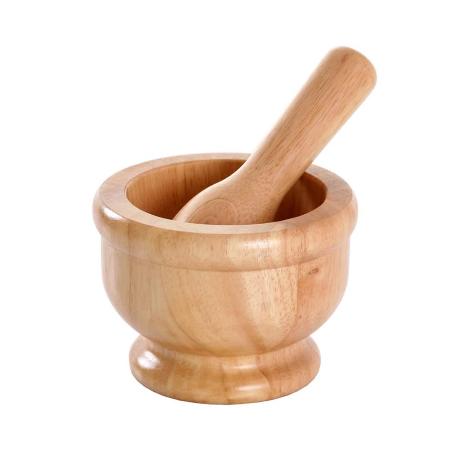 MORTERO MADERA 16 CM CON MANGO