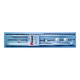 BARRA BAÑO 70/120CM RECTA BLANCA