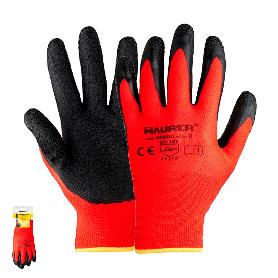 GUANTES LATEX / NYLON GRIPFLEX CON COLGADOR TALLA  9 (PAR)