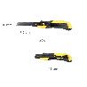 CUTTER 18 MM. CON 2 HOJAS ACERO SK5 BOTON AUTORETRACTIL HOJA PAVONADA NEGRA