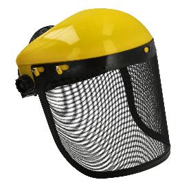 PROTECTOR FACIAL CON ARNES (REJILLA).