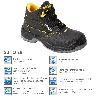 BOTAS SEGURIDAD MAURER S3 MODELO CAPUA ANTIDESLIZANTE CON SUELA Y PUNTERA ANTIPERFORACIÓN Y RESISTENCIA A HIDROCARB