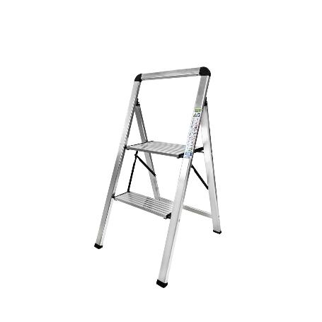 ESCALERA PLANA ALUMINIO 2 PELDAÑOS