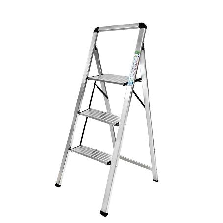 ESCALERA PLANA ALUMINIO 3 PELDAÑOS