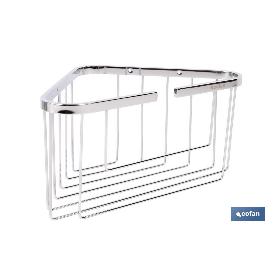 CESTA RINCONERA DE BAÑO DE ACERO INOXIDABLE 304 29 X 18 X 14 CM