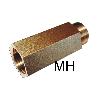PLUVIA LATON ALARGADERAS HEXAGONAL PULIDAS  3-4 X100 MM  A335 (CAJA 10 UNIDADES)