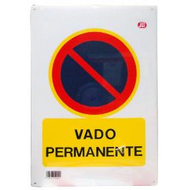 CARTEL OBRA VADO PERMANENTE
