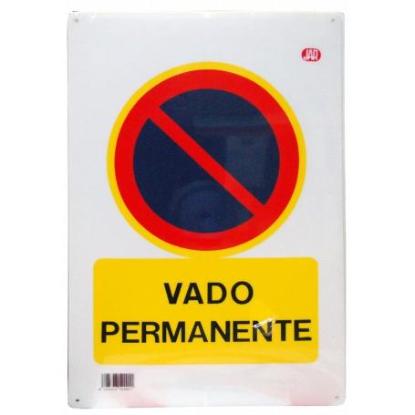 CARTEL OBRA VADO PERMANENTE