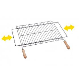 PARRILLA BARBACOA EXTENSIBLE 60/70X40CM ZINCADA