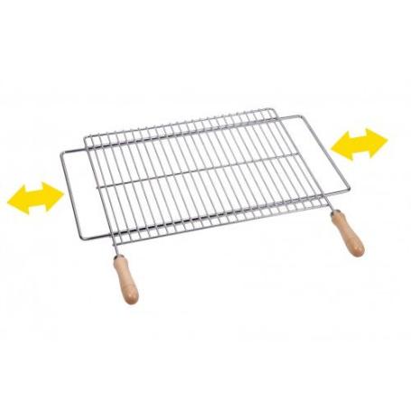 PARRILLA BARBACOA EXTENSIBLE 60/70X40CM ZINCADA