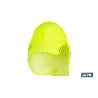 GORRA AMARILLA FLUORESCENTE CON PROTECCIÓN DE NUCA