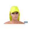 GORRA AMARILLA FLUORESCENTE CON PROTECCIÓN DE NUCA