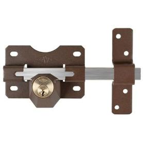 CAYS CERROJO MODELO A2 PINTADO LLAVE INT Y EXT BOMBIL 70 MM A2P7