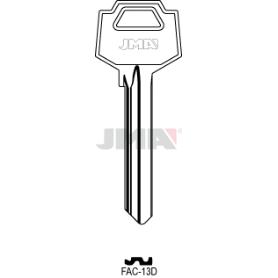 LLAVES JMA TIPO B MOD FAC-13D (CAJA 50 UNIDADES)