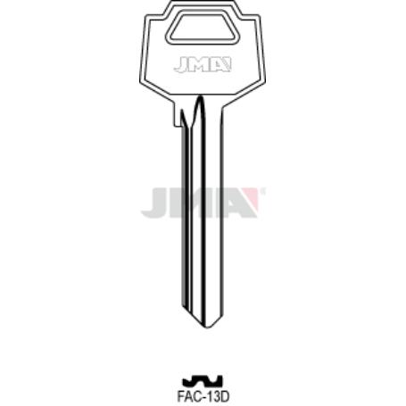 LLAVES JMA TIPO B MOD FAC-13D (CAJA 50 UNIDADES)