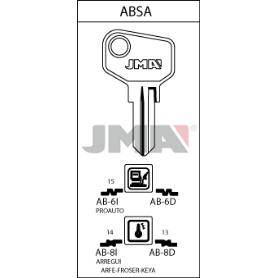 LLAVES JMA TIPO C MOD AB- 8I (CAJA 50 UNIDADES)