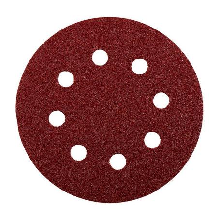 LIJA DISCO 115 MM GRANO 60 VELCRO 8 AGUJEROS  49491806
