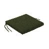 COJIN CUADRADO 38X38X4,5 CM VERDE CACTUS DESENFUNDABLE