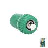 CONECTOR MANGUERA PLASTICO 3/4 CON STOP  BLISTER