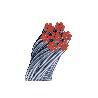 ROLLO CABLE GALVANIZADO 100 MTS. 5MM.