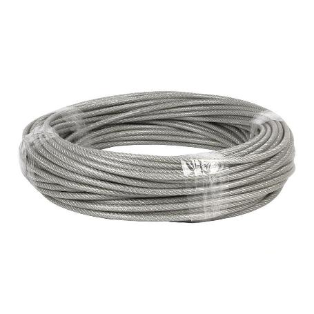 CABLE ACERO (10MM) 8X10MM  6X19+1 PLAST. (50M)