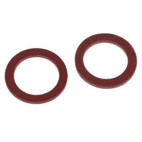 ARANDELA DE FIBRA ROJA M-10 X 19 X 1,5   CAJA 100 UNID.