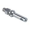 PERNO ROSCADO PARA ENGANCHE APEROS M 22 X Ø22 MM   CAJA 5 UNID.