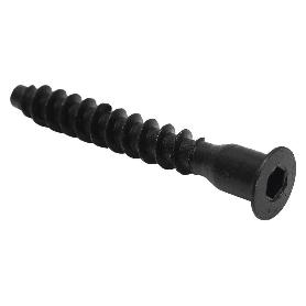 BLÍSTER DE 6 UDS. TORNILLO DE ENSAMBLAR NEGRO 7 X 50 VENTA UNITARIA