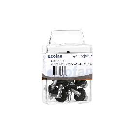 BLÍSTER DE 6 UDS. DIN-7504K+W 55X22 ZINC VENTA UNITARIA