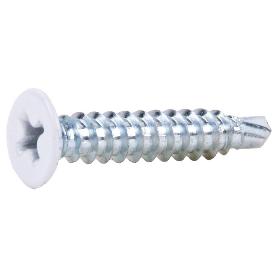 TORNILLO AUTOT. EXTRAPLANO 4,2 X 14 BLANCO   CAJA 500 UNID.