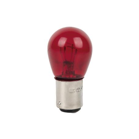 LÁMPARA COFAN 2 POLOS ROJA CENTRADA P21/5W (BAY15D) 12V VENTA UNITARIA