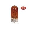 LÁMPARA S/CASQUILLO W5W 12V ÁMBAR   CAJA 10 UNID.