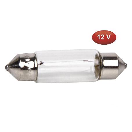 LÁMPARA PLAFONIER C5W (11X38MM) 12V   CAJA 10 UNID.